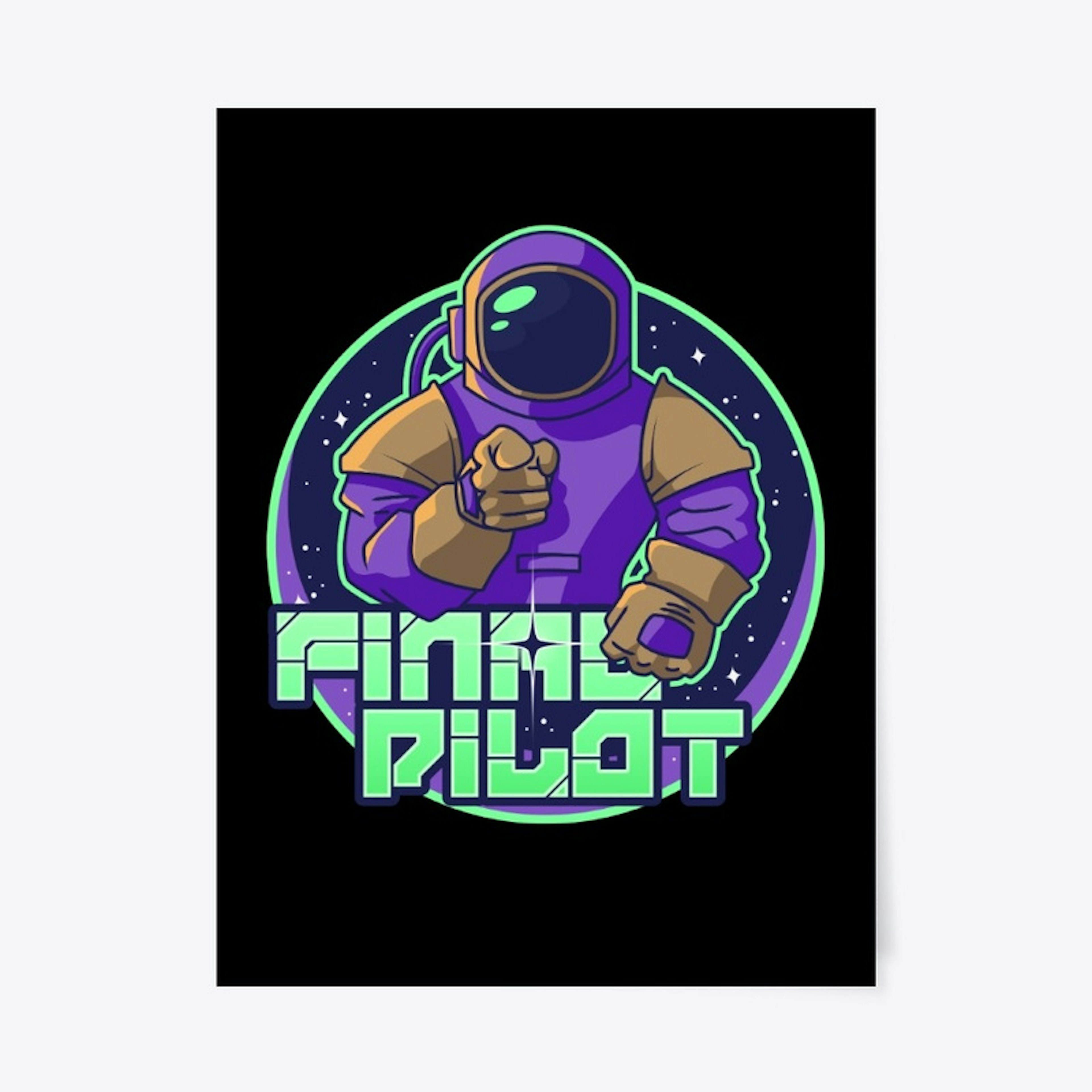 Final Pilot Logo Poster