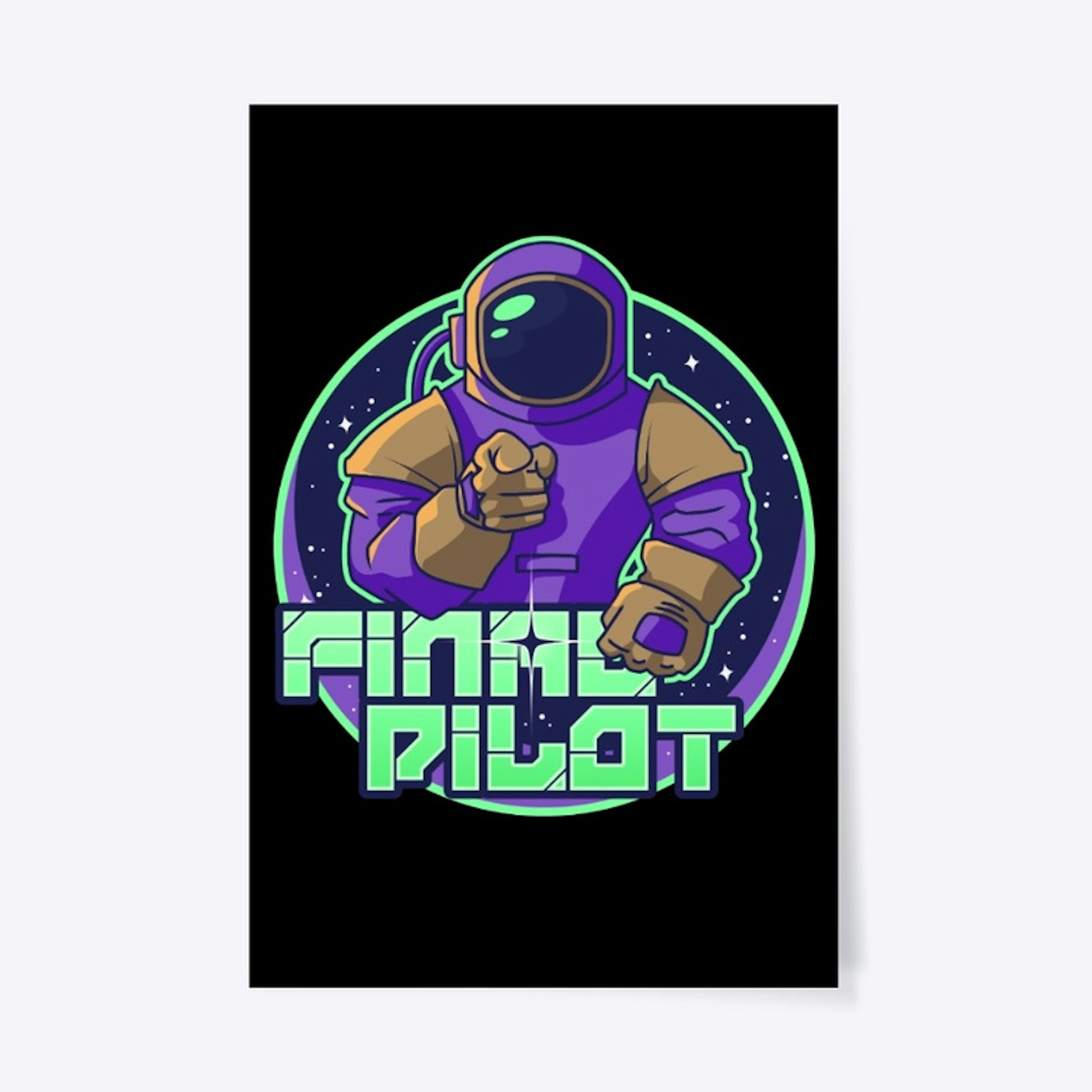 Final Pilot Logo Poster